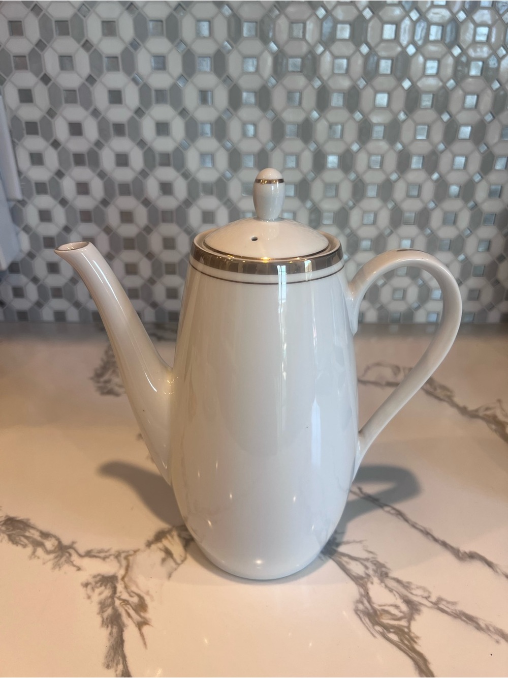 Royalton China Co Translucent Porcelain Tea Pot Fine China Vtg